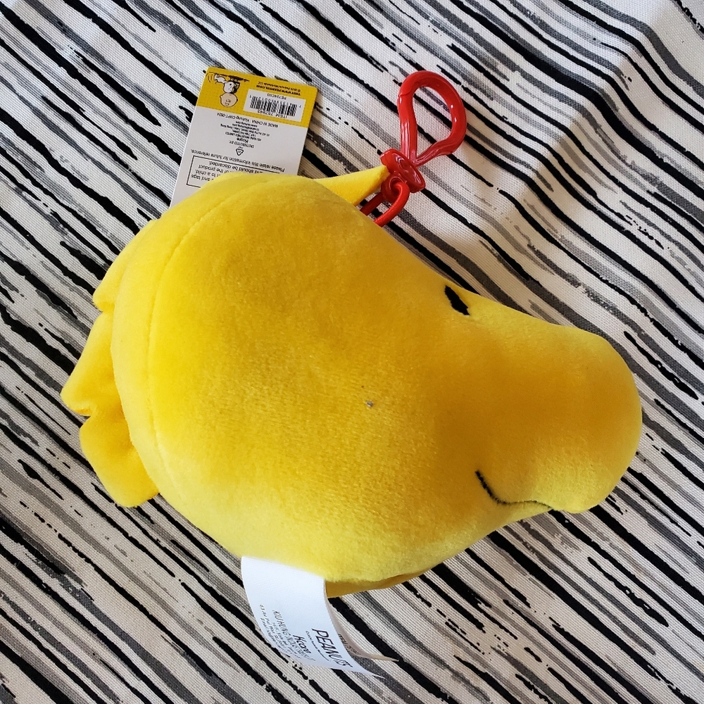 Peanuts‎ Woodstock Bird Plush Bag Clip Stuffed Animal Figure NWT